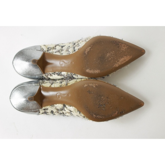 Moschino fuzzy diamond pearl pointed toe pumps - Picture 8 of 8